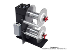 Load image into Gallery viewer, Labelmate USA TWIN - CAT - 3 Vertical Rewind Station with Independent Rewind/Unwind Control - Jet City Label - 80 - 203 - 0043