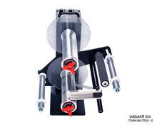 将图片加载到图库查看器,Labelmate USA TWIN - MATRIX - 10 In - Line Matrix Removal Rewinder (Left Side Orientation) - Jet City Label - 80 - 271 - 0007