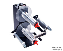 将图片加载到图库查看器,Labelmate USA TWIN - MATRIX - 10 In - Line Matrix Removal Rewinder (Left Side Orientation) - Jet City Label - 80 - 271 - 0007