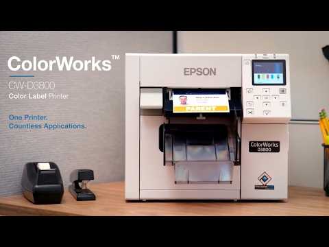 Epson ColorWorks D3800 Label Printer – Jet City Label, Inc.
