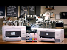 Load and play video in Gallery viewer, Epson WorkForce ST-C4100 Supertank Multifunction Color Printer