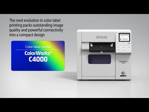 Epson ColorWorks C4000 Matte Color Label Printer – Jet City Label