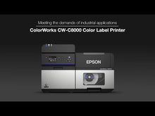 Load and play video in Gallery viewer, Epson ColorWorks C8000 Matte Color Label Printer