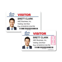 Cargar imagen en el visor de la galería, Threshold 3" x 2" Tab - Expiring Inkjet Badges - Jet City Label - VIJT3-RL