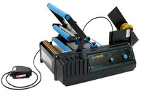 Load image into Gallery viewer, BenchDELUXE Electric Bottle Label Applicator with Foot Pedal - Jet City Label - DX