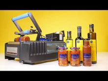 Load and play video in Gallery viewer, Electric Bottle Label Applicator (BenchMARK) Video