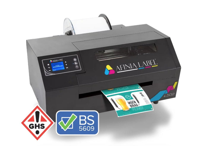 Afinia L502 Color Label Printer - Dye & Pigment Inks