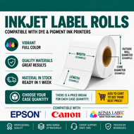 Blank Inkjet Label & Tag Quotes - Sample Roll