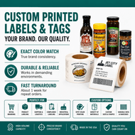 Custom Printed Label & Tag Quotes - Jet City Label, Inc. - 
