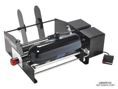 Labelmate USA BOTTLEMATE - 1510P - 2 Automatic Bottle Label Applicator for 1 or 2 Labels Per Bottle - Jet City Label