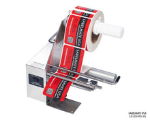 Cargar imagen en el visor de la galería, Labelmate USA LD - 200 - RS - SS Stainless Steel Label Dispenser for Opaque Labels - Jet City Label
