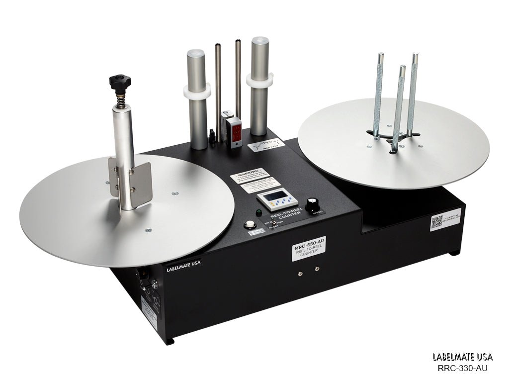 Labelmate USA RRC - 330 - AU Ultrasonic Reel - to - Reel Counter for Transparent & Opaque Labels - Jet City Label