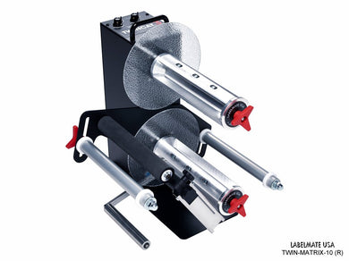 Labelmate USA TWIN - MATRIX - 10 In - Line Matrix Removal Rewinder (Right Side Orientation) - Jet City Label