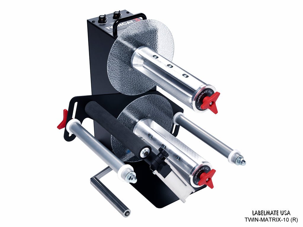 Labelmate USA TWIN - MATRIX - 10 In - Line Matrix Removal Rewinder (Right Side Orientation) - Jet City Label