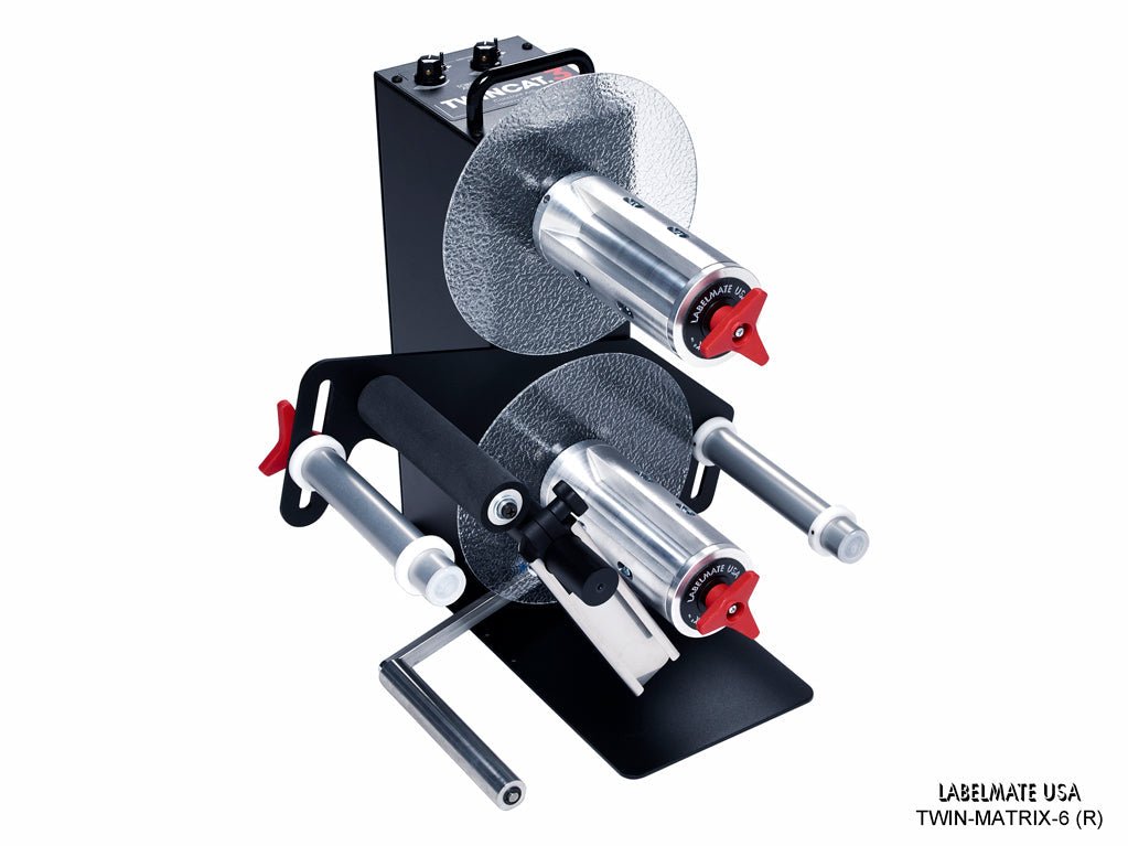 Labelmate USA TWIN - MATRIX - 6 In - Line Matrix Removal Rewinder (Right Side Orientation) - Jet City Label