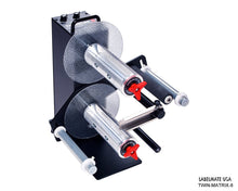 Cargar imagen en el visor de la galería, Labelmate USA TWIN - MATRIX - 8 In - Line Matrix Removal Rewinder (Left Side Orientation) - Jet City Label
