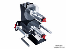 Cargar imagen en el visor de la galería, Labelmate USA TWIN - MATRIX - 8 In - Line Matrix Removal Rewinder (Right Side Orientation) - Jet City Label
