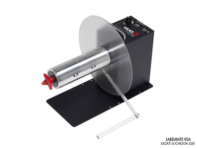 Labelmate USA UCAT - 3 - CHUCK - 220 Powered Label Unwinder - Jet City Label - 80-237-0015
