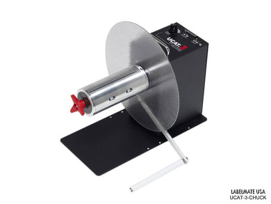 Labelmate USA UCAT - 3 - CHUCK Powered Label Unwinder for Labels up to 6.5” Wide - Jet City Label - 80-237-0013