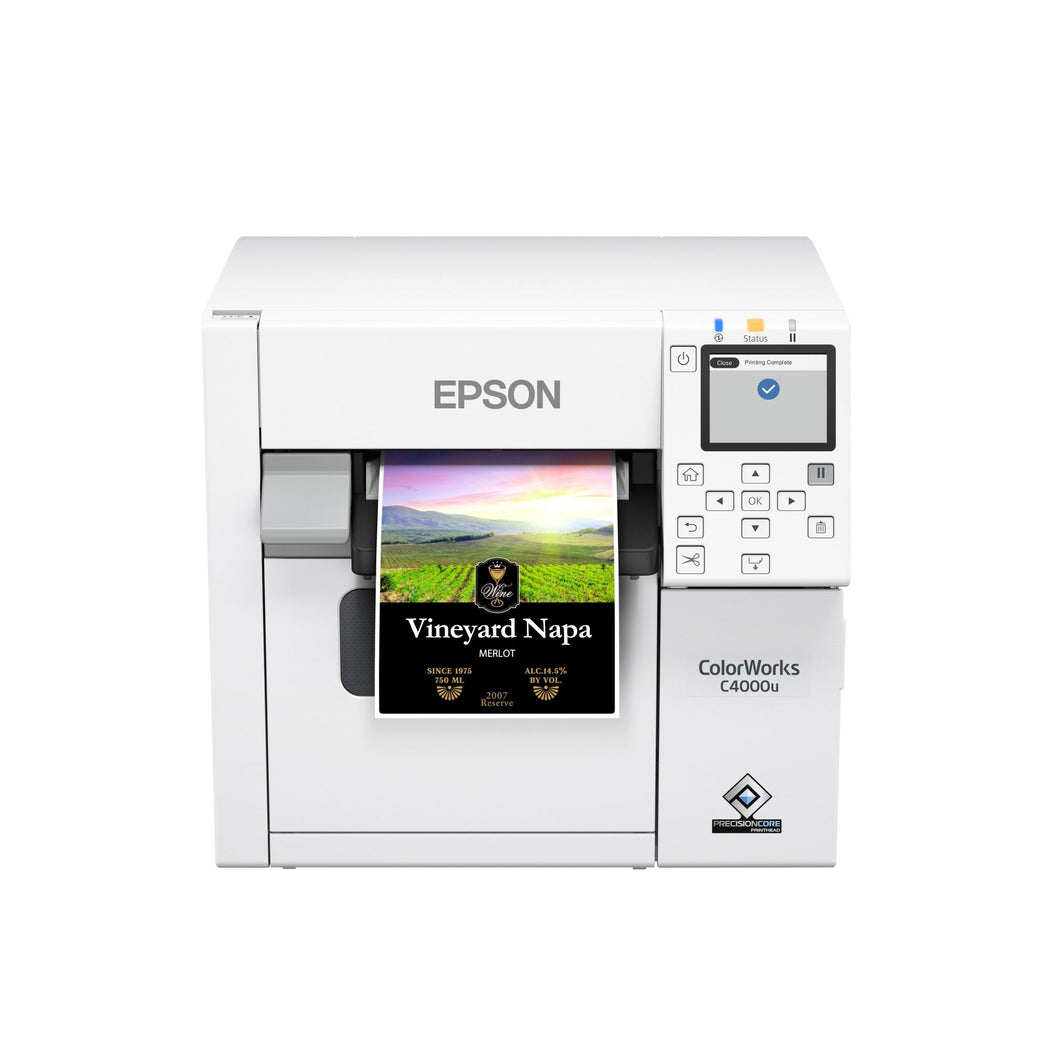 Epson ColorWorks C4000 Gloss Label Printer – Jet City Label, Inc.