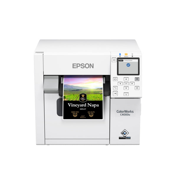 Epson ColorWorks C4000 Matte Label Printer – Jet City Label, Inc.