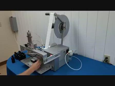Electric Tamp Label Applicator for Flat Surfaces (Model 560) Video