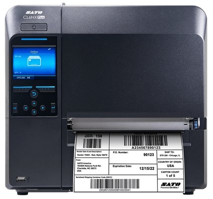SATO CL6NX Plus 305 dpi with WLAN & RTC Thermal Label Printer - Jet City Label
